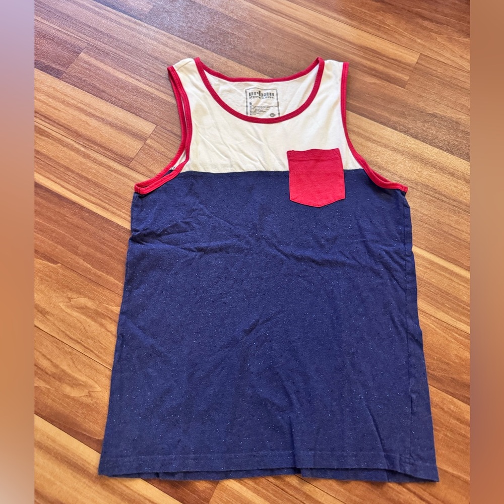 Urban Pipeline Kids Tank Top with Red, White, and Blue